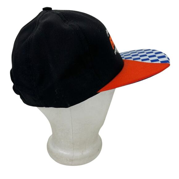 Vintage Fram Motor Sport Allied Signal Orange and Black with White Blue Checker - Picture 4 of 9